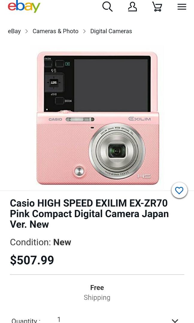 人気絶頂 デジタルカメラ EX ZR 70
