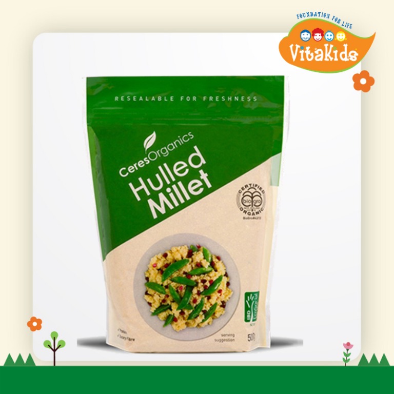 Ceres Organics Hulled Millet, 500 g., Health & Nutrition, Health