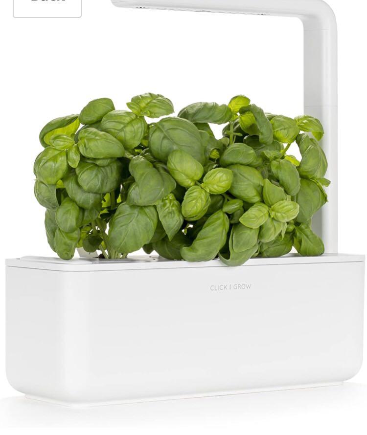 Click Grow Smart Garden 3 Indoor Herb Garden Includes Basil Plant Pods White Gardening Plants On Carousell