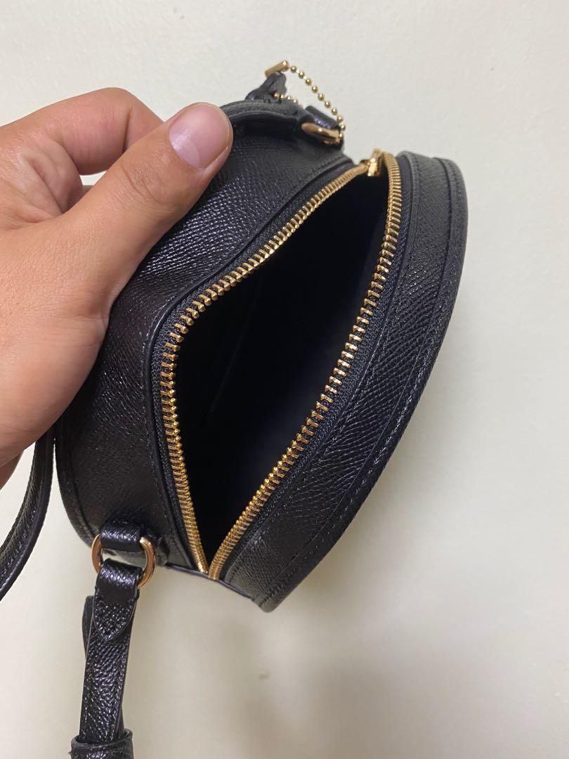 Coach round sling bag, Women's Fashion, Bags & Wallets, Crossbody Bags