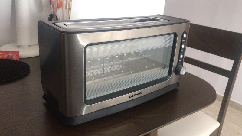 Daewoo glass toaster discount