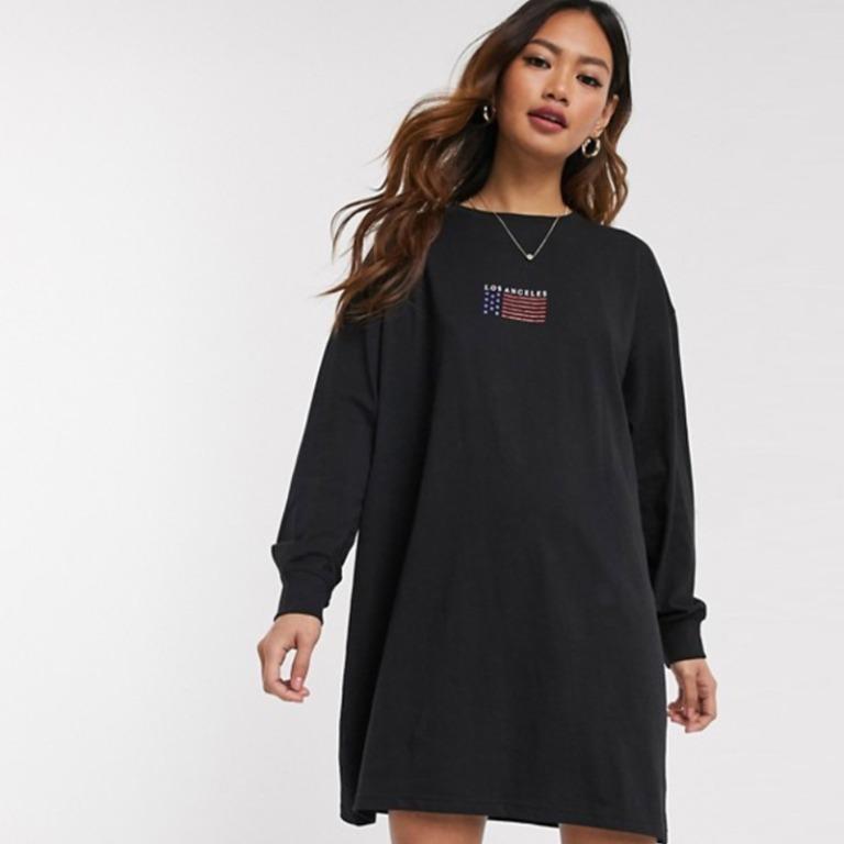 Oversized long shirt dress clearance