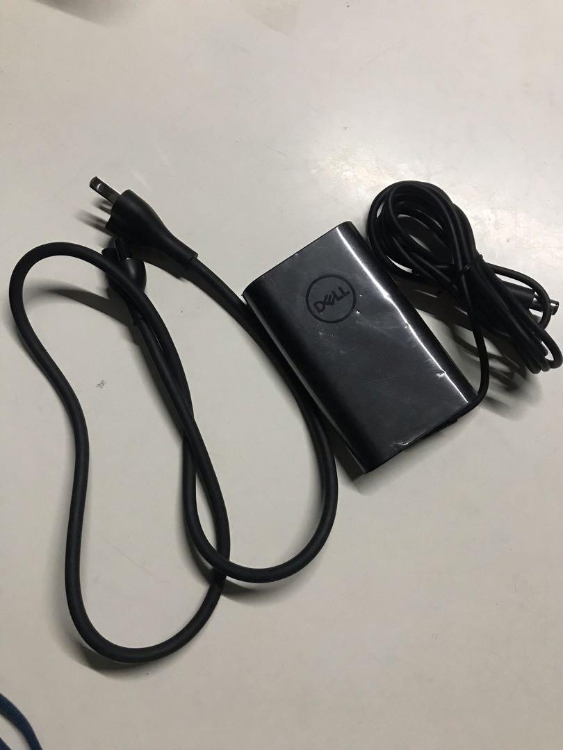 dell laptop charger (Category: Chargers) located in Santa Maria. Submitted by angeljune07 (Listing ID 1005106785, Image 2). Description: authentic dell charger 65watts auto volts (100 -240V 1.7A) 19.5V 3.34A good as new without box guaranteed and tested working poblacion santa maria bulacan lbc shipping on buyer's expense lalamove and grab not supported in our area ***PASS to COD or COP offers .