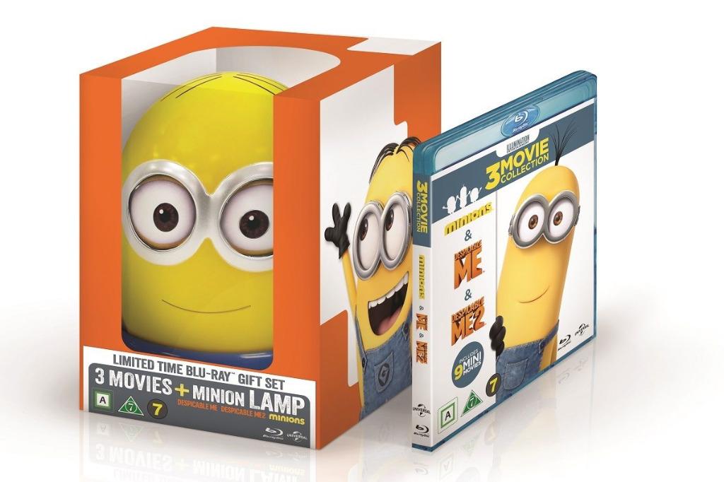 Despicable Me 1 2 And Minions Complete Blu Ray Minions Lamp Box Set Region Free Imported New Original Music Media Cd S Dvd S Other Media On Carousell