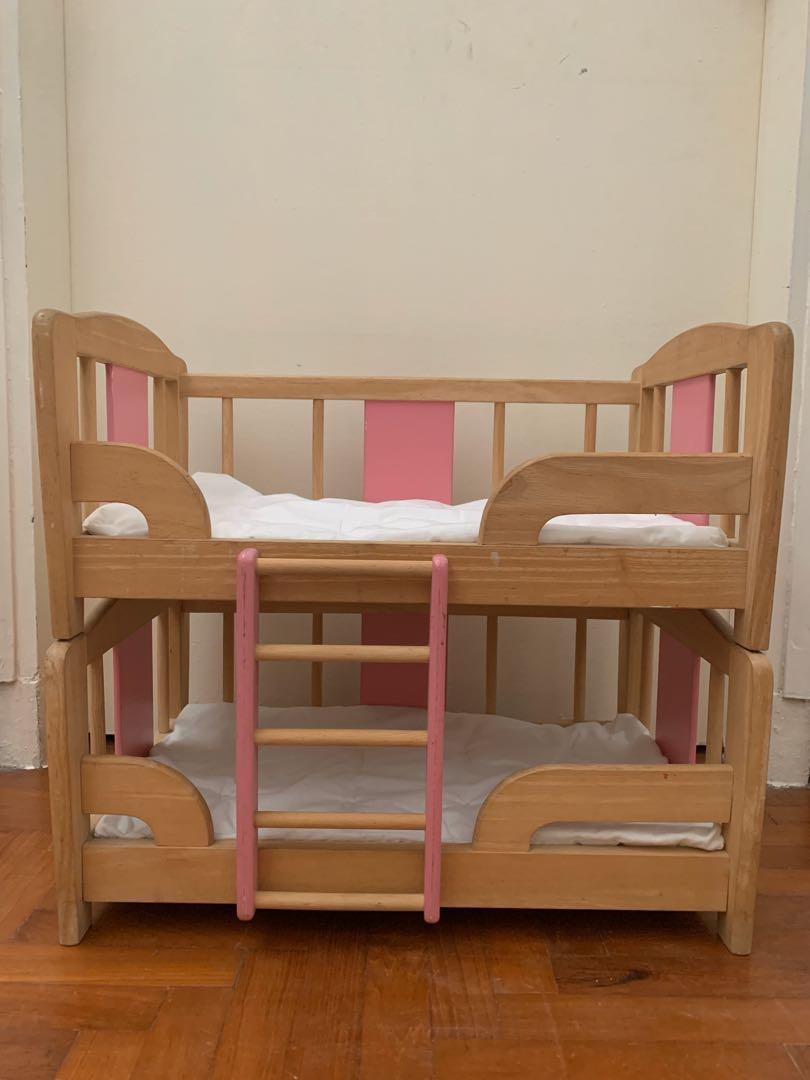 doll bunk beds wooden