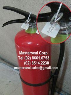 Fire Extinguisher Seal, Emergency Seal, Plastic Seal, Tag Seal