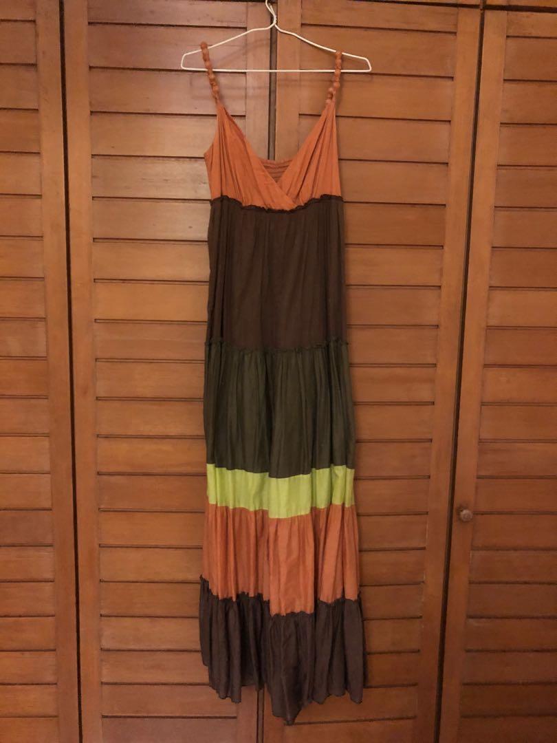 Dorothy perkins orange maxi dress sales