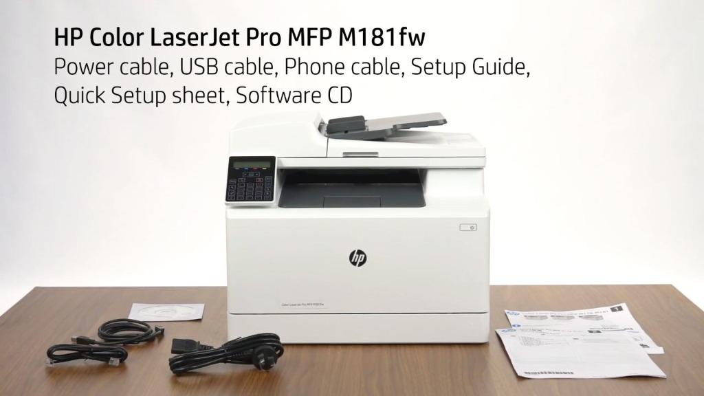 Free Use Hp Color Laserjet Pro Mfp M181fw M181 Electronics Printers Scanners On Carousell