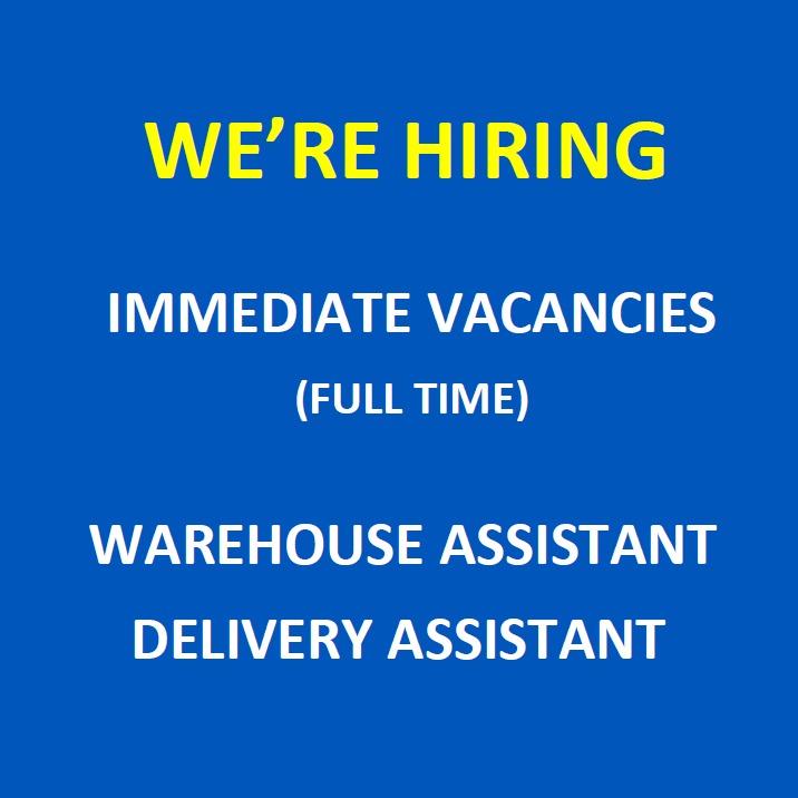 Full Time Warehouse Assistant Delivery Assistant East Jobs