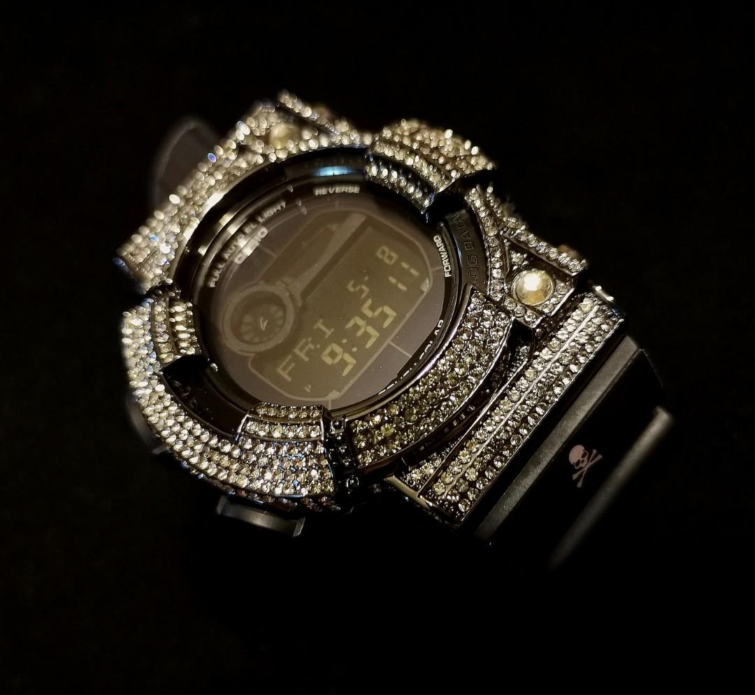 G Shock Frogman Black Bling