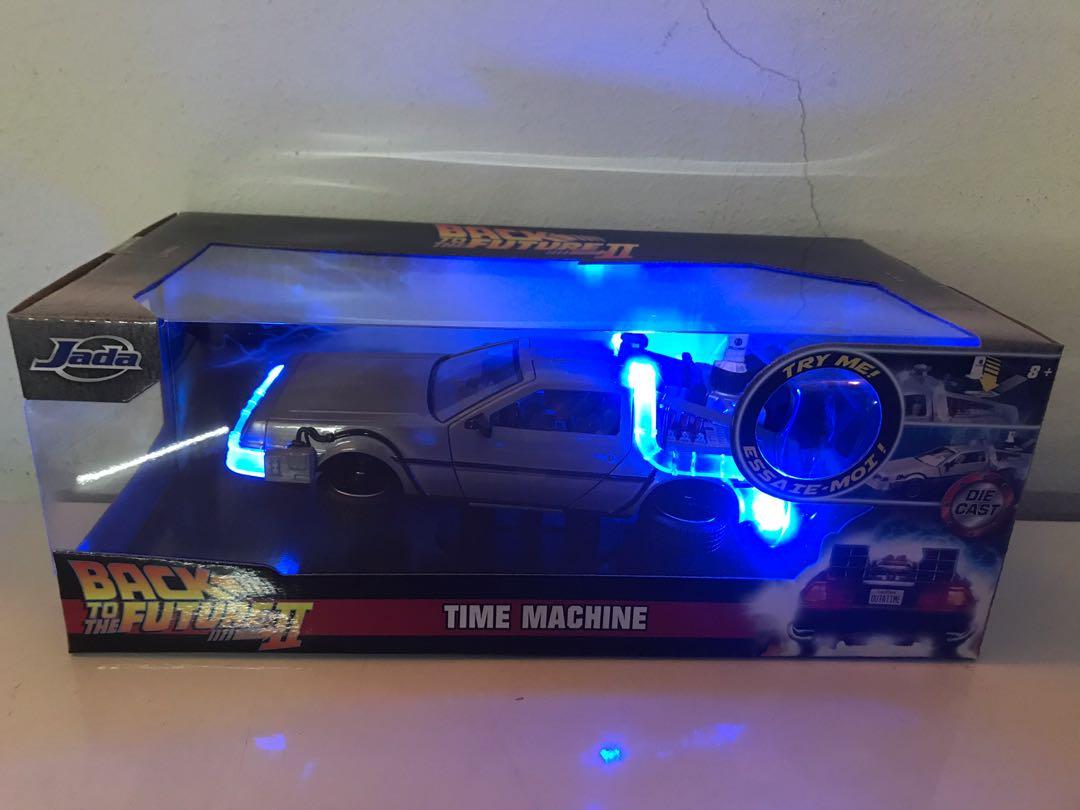 Jada Toys Hollywood Rides 1/24 Back To The Future Part II Time Machine  Diecast Car With Light Up Function, Hobbies & Toys, Collectibles &  Memorabilia, Fan Merchandise on Carousell