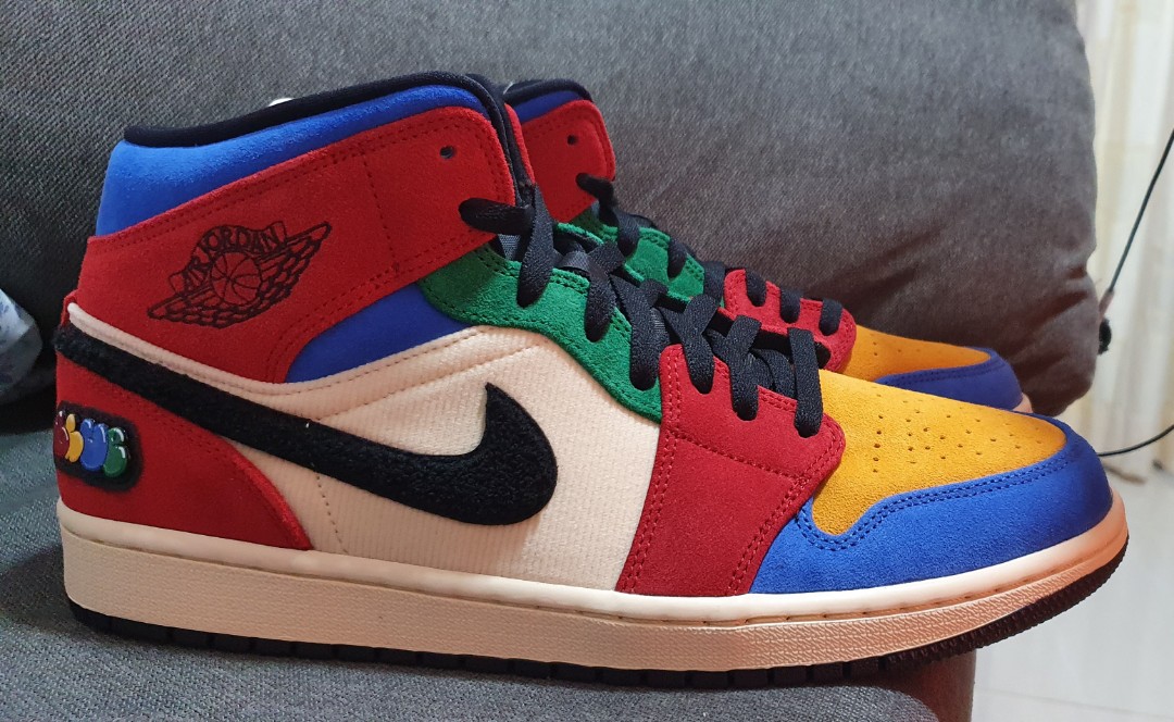 jordan mid blue the great