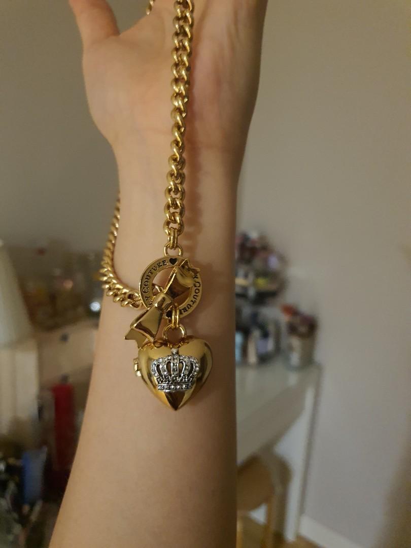 Juicy couture store necklace heart
