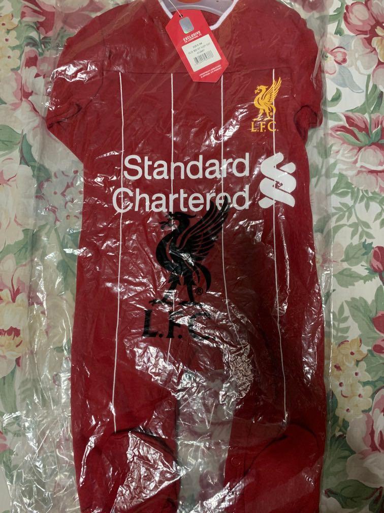 liverpool fc baby sleepsuit