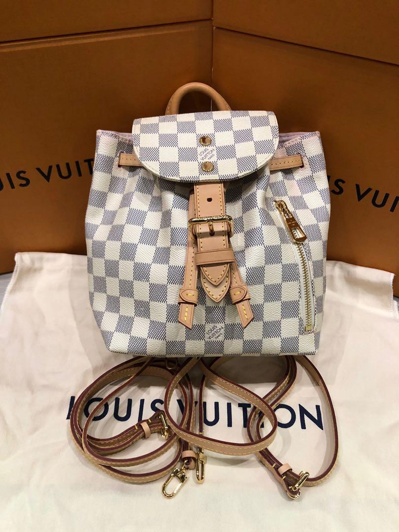 Louis Vuitton Sperone BB Damier Azur Backpack, Luxury, Bags