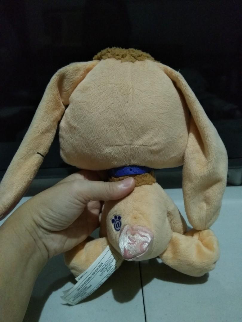 LPS LongEared Peach Bunny Plush, Hobbies & Toys, Toys & Games on Carousell