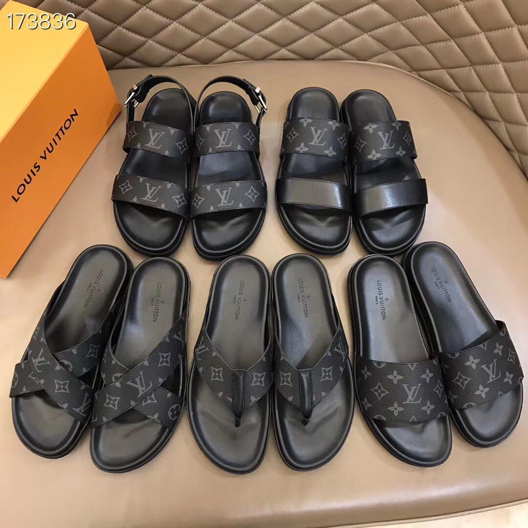 louis vuitton slippers mens price
