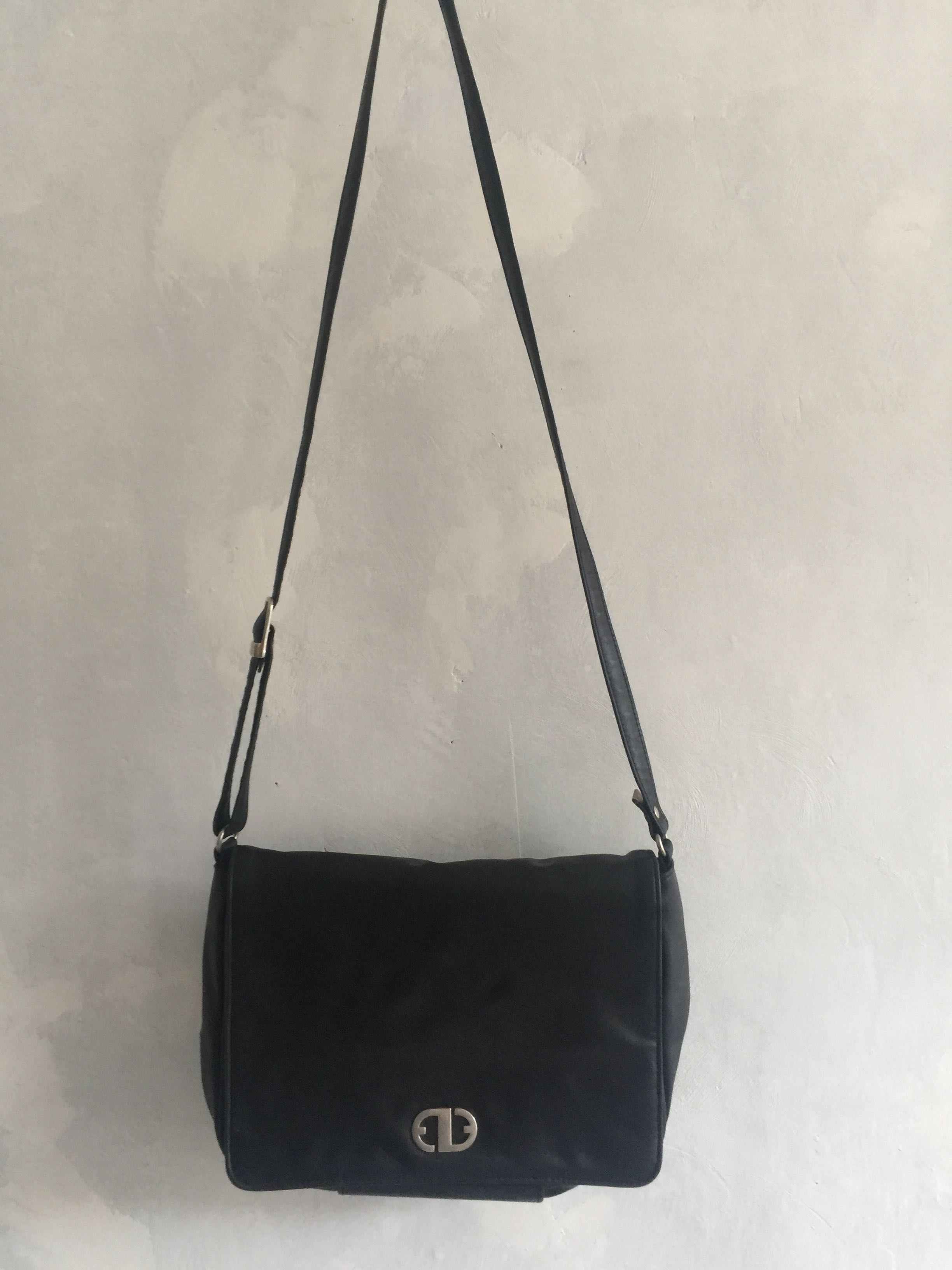 Rubberised Cross Body Bag