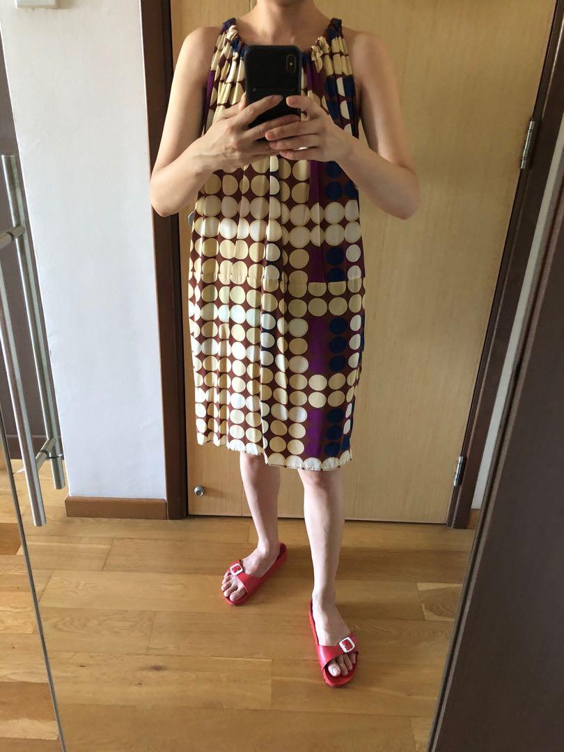 Marni polka dot dress store