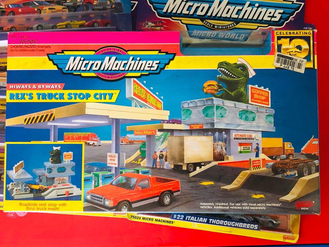 Vintage 1994 Micro Machines Hiways Byways Playset Tiny's Drive-in 6 Cars Galoob for sale online 