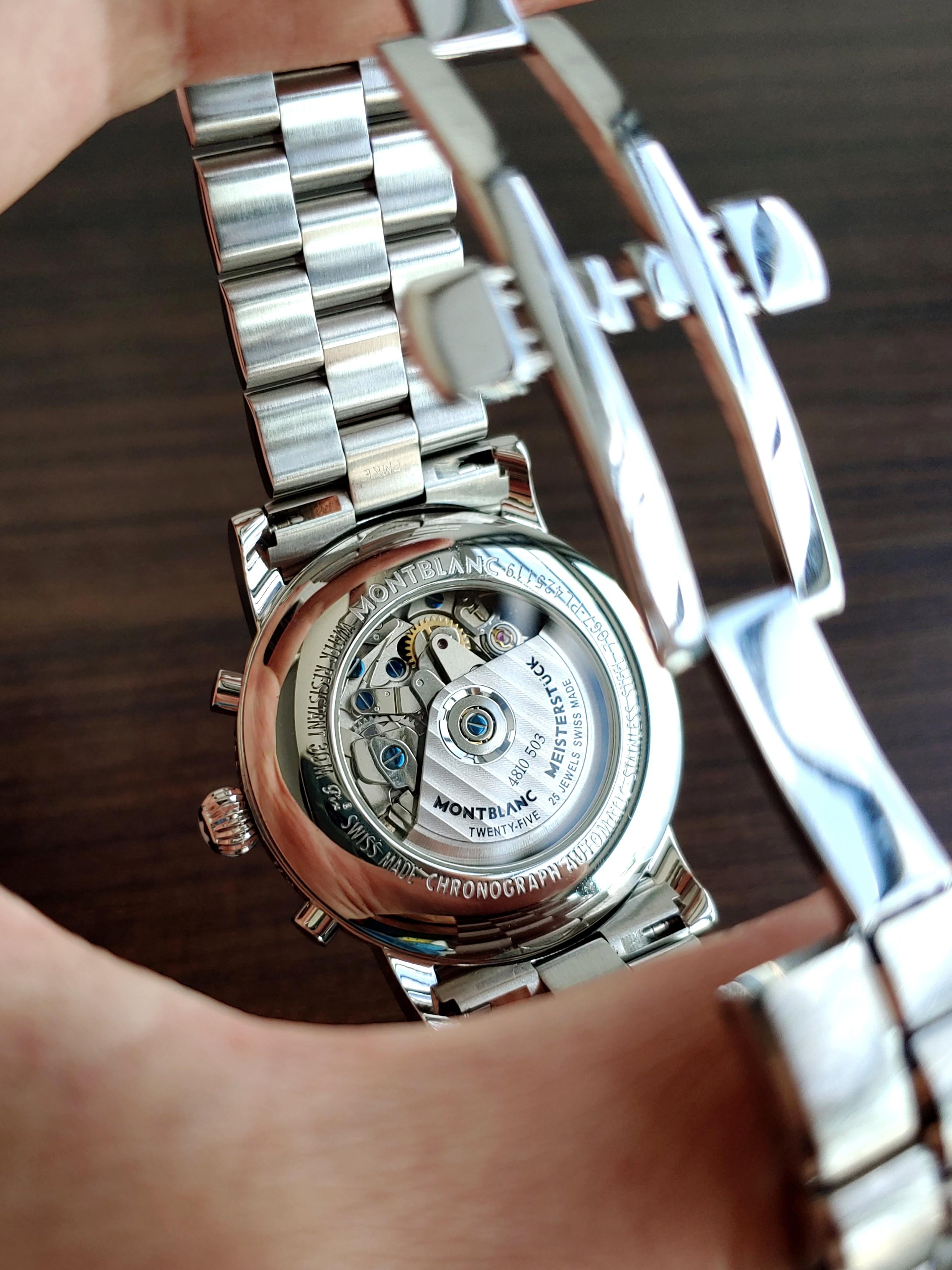 Montblanc Star Chronograph GMT Automatic Watch Men s Fashion