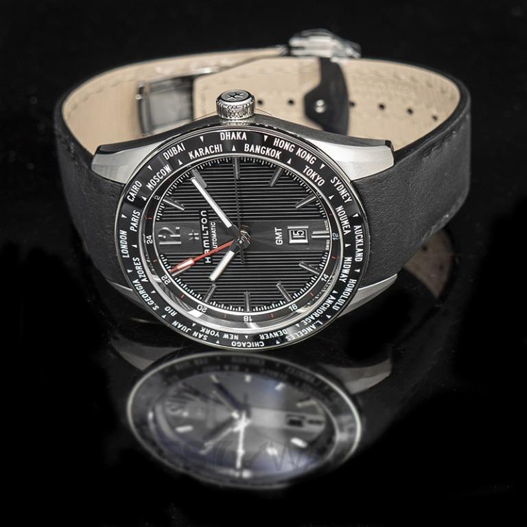 NEW Hamilton Broadway Automatic Black Dial Stainless steel Men s