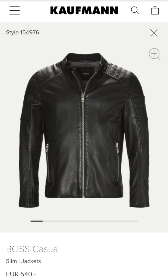 boss biker jacket