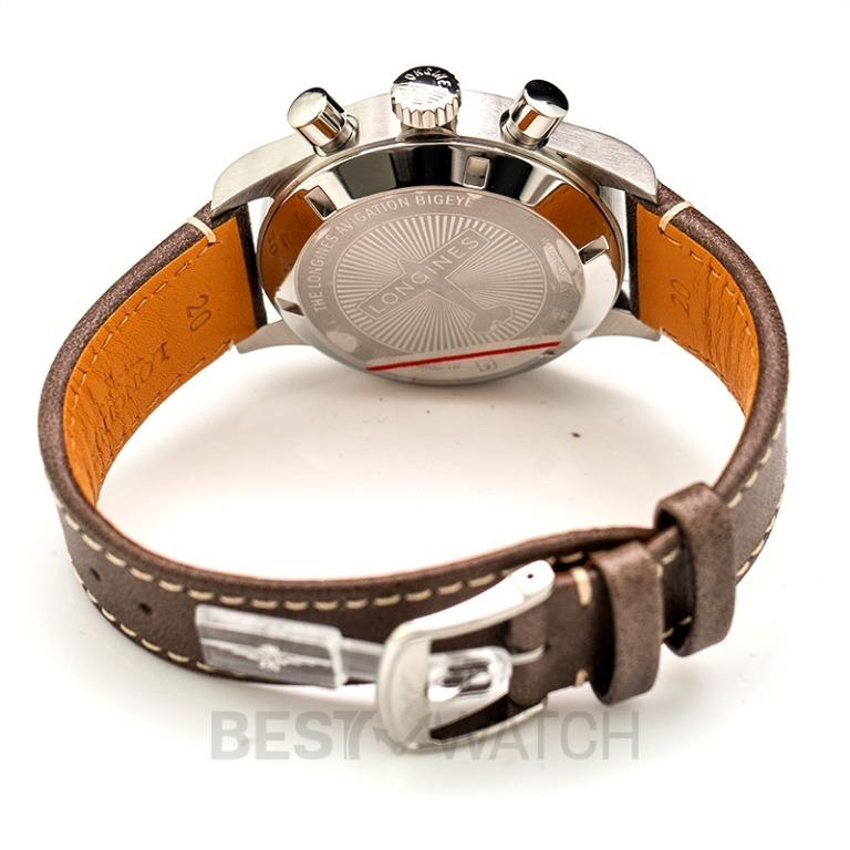 NEW Longines Avigation Bigeye Chronograph Automatic Black Dial