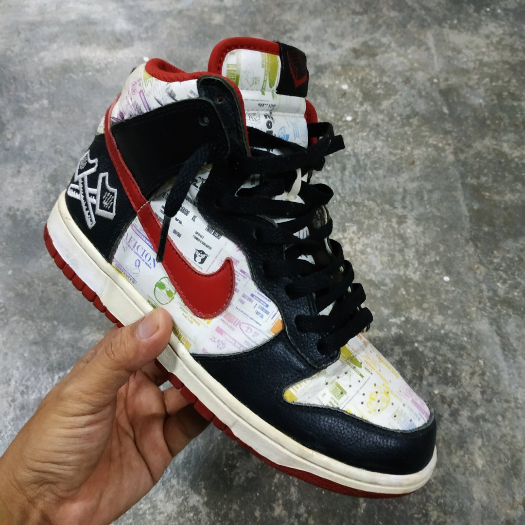 Nike Dunk High Lucha Libre, Men's Fashion, Footwear, Sneakers on Carousell