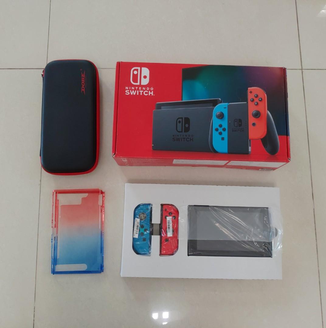 Nintendo Switch v2 New Version Neon, Video Game, Konsol di Carousell