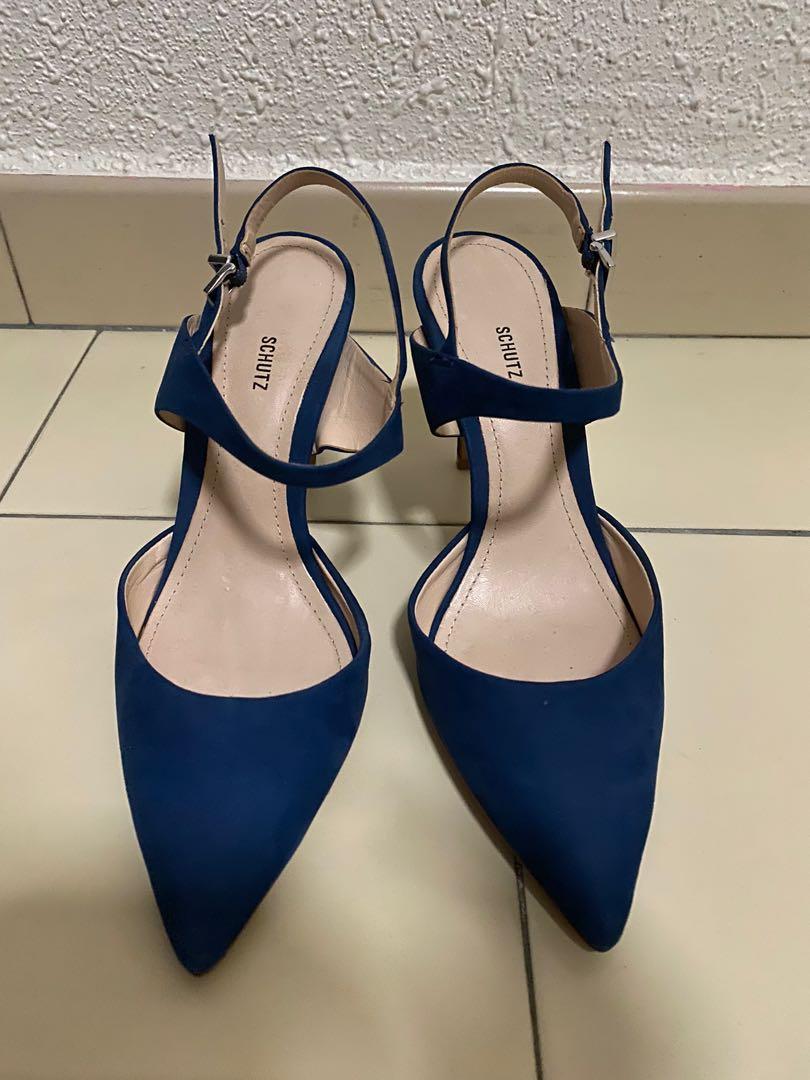 blue shoes women's dress