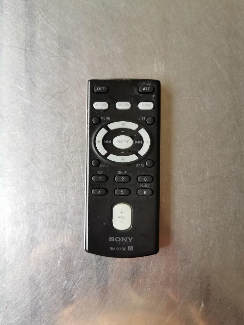 Sony car audio player Remote Control, TV & Home Appliances, TV & Entertainment, Entertainment