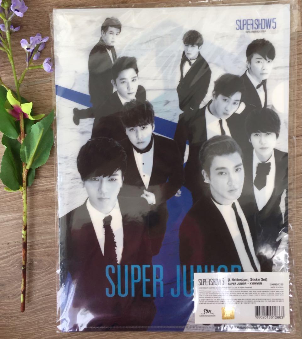 Super Junior Ss5 Official Merchandise L Holder 2 Pcs Sticker Set Entertainment K Wave On Carousell