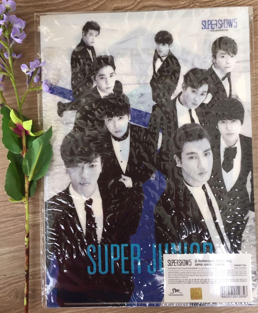 Super Junior Ss5 Official Merchandise L Holder 2 Pcs Sticker Set Entertainment K Wave On Carousell