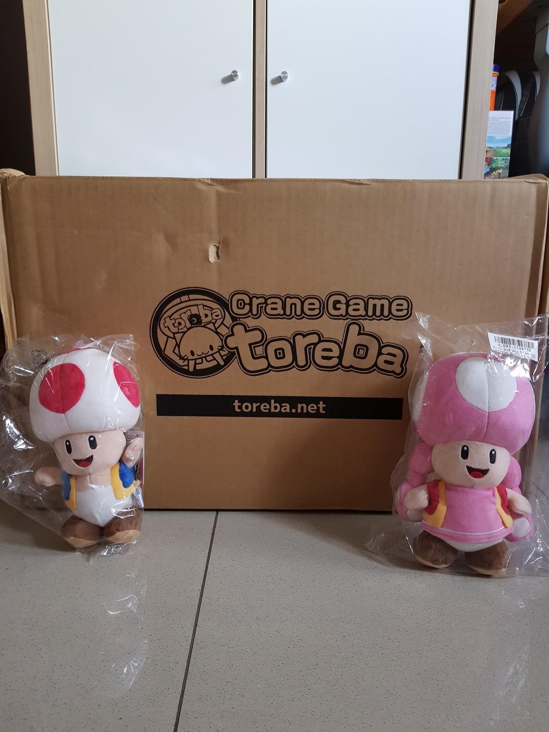 Toad and toadette plush top