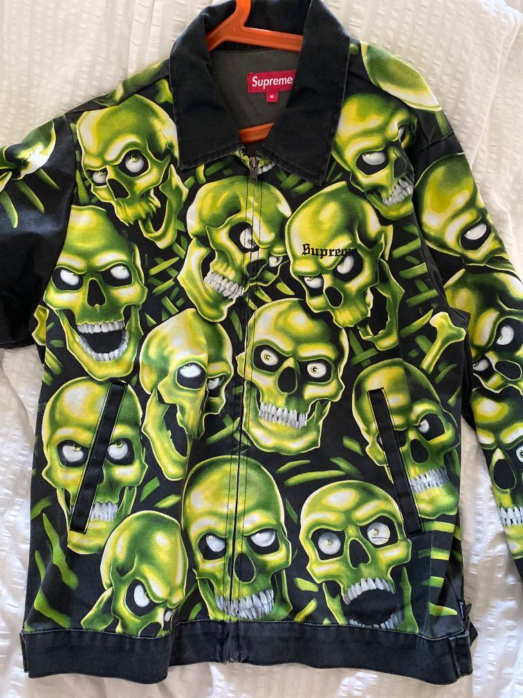 Supreme skull work best sale jacket