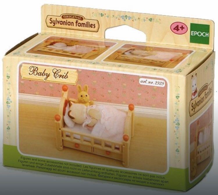 sylvanian families baby crib