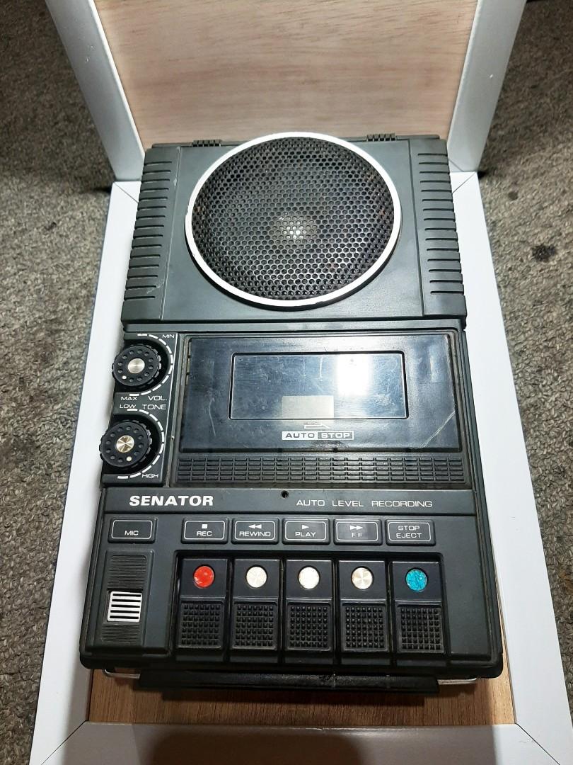 Tape player/recorder jadul senator, Antik, Pajangan di Carousell