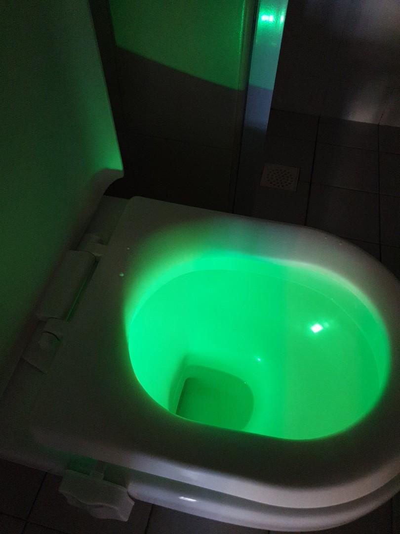 Toilet bowl light up/ light bowl sensor, Everything Else on Carousell