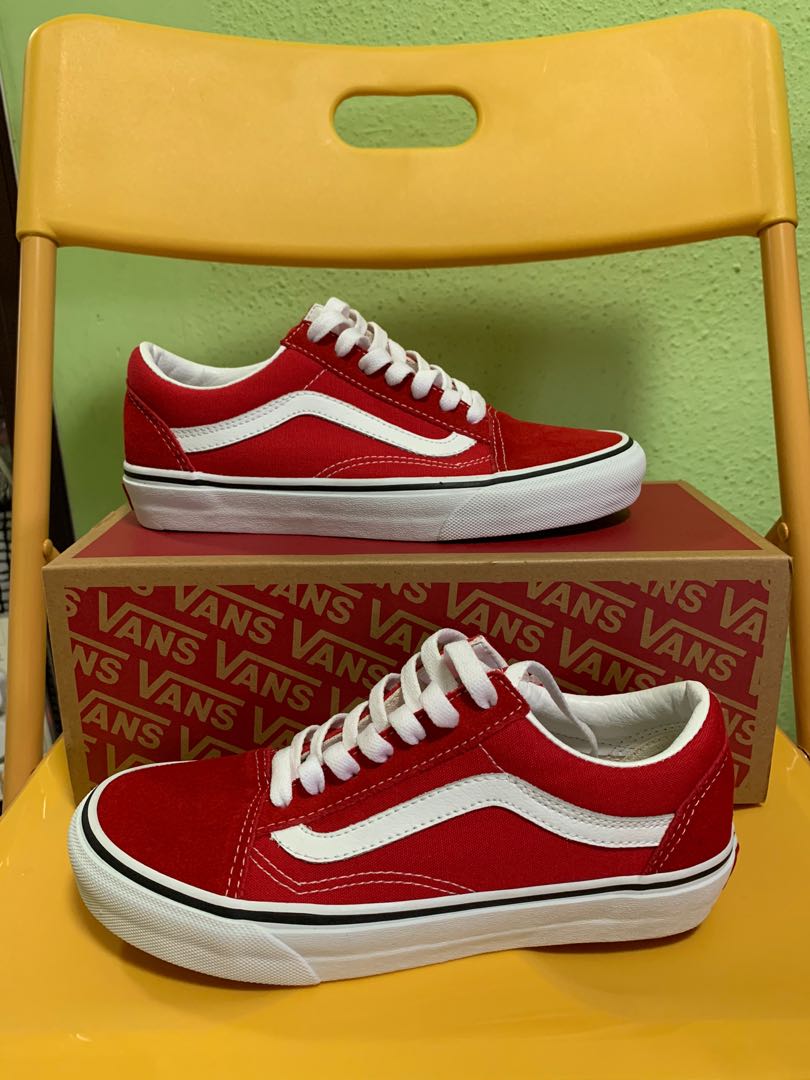 vans shoes old skool red