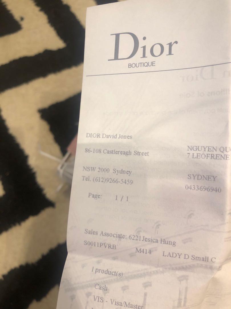 W/ receipt! Christian Dior lady dior card case FULL SET!, Luxury, Bags ...