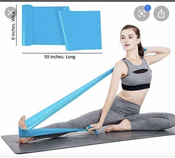 Yoga Bands Set Of 3 Athletico Fitness Brand New Sports Equipment Exercise Fitness Toning Stretching Accessories On Carousell