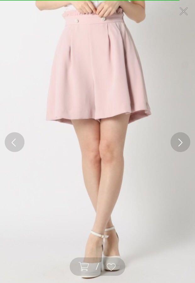 甜美💕日系花邊短裙形短褲Japan ruffle trimmed embellished culottes