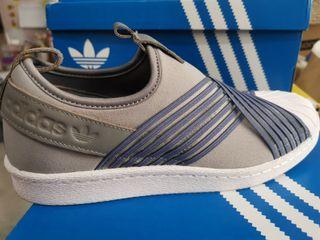superstar slip on mens Grey