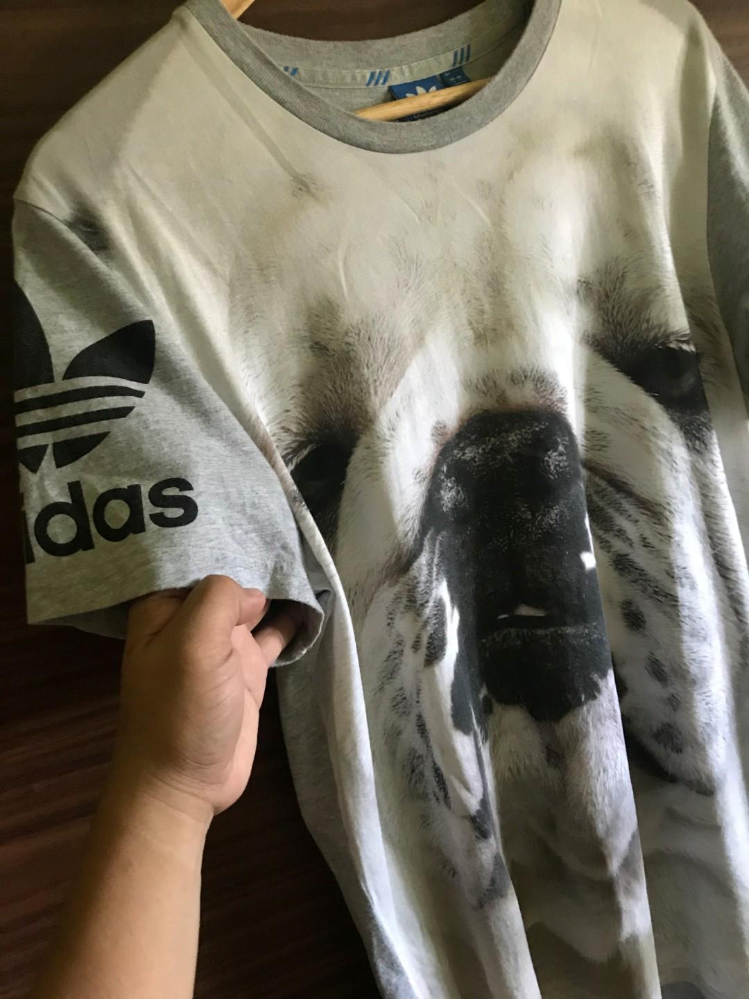 Adidas shirt with top bulldog