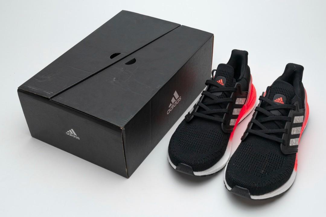Adidas Ultra BOOST 20 CONSORTIUM Core Black Signal Coral Real