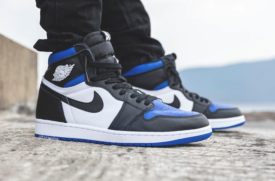Air jordan 1 high game royal toe sale