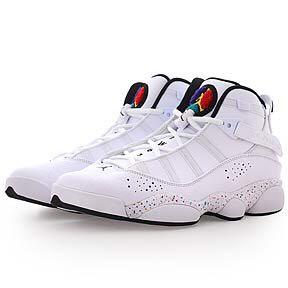 nike air jordan 6 rings white