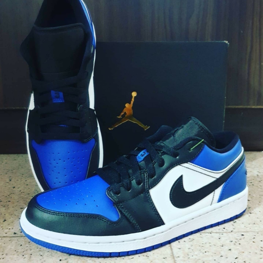 jordan one low blue