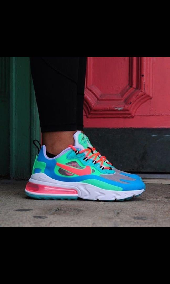 Airmax 270 React Blue Lagoon Women s Fashion Footwear Sneakers on Carousell